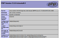 phpinfo